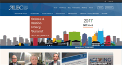 Desktop Screenshot of alec.org